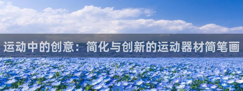 德国凯捷体育集团:运动中的创意:简化与创新的运动器材简笔画